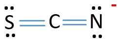 lewis structure of SCN-